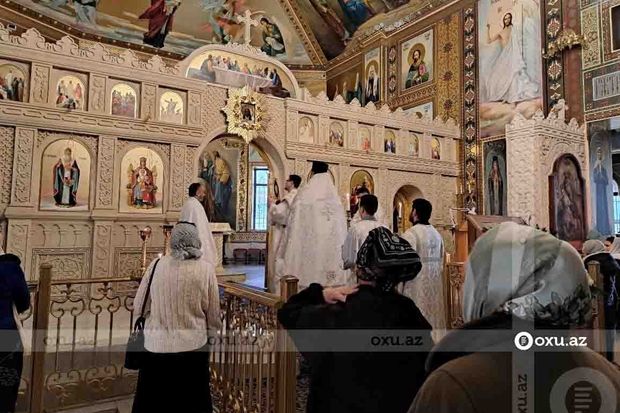 Bakıda pravoslav xristianlar xaçaçuran bayramını qeyd edirlər - FOTO