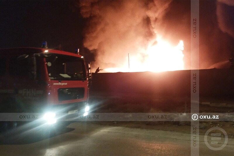 Sumqayıtda sexdə YANĞIN başlayıb
