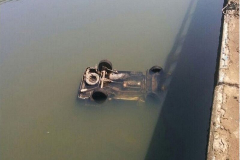 Sabirabadda avtomobil kanala aşdı, bir nəfər öldü