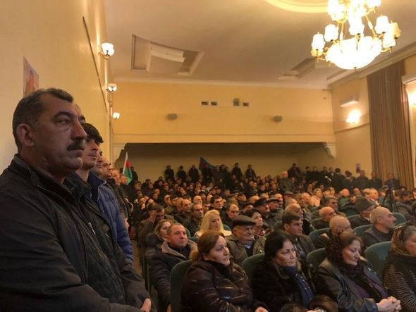Faiq Kərimovun Qubadlı və Zəngilan seçiciləri ilə görüşündə izdiham yaşandı - FOTO