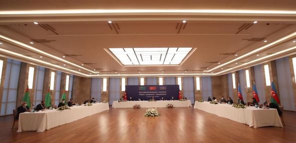 Azərbaycan, Türkiyə və Türkmənistan XİN başçılarının üçtərəfli görüşündən sonra BRİFİNQ - YENİLƏNİB+FOTO/VİDEO