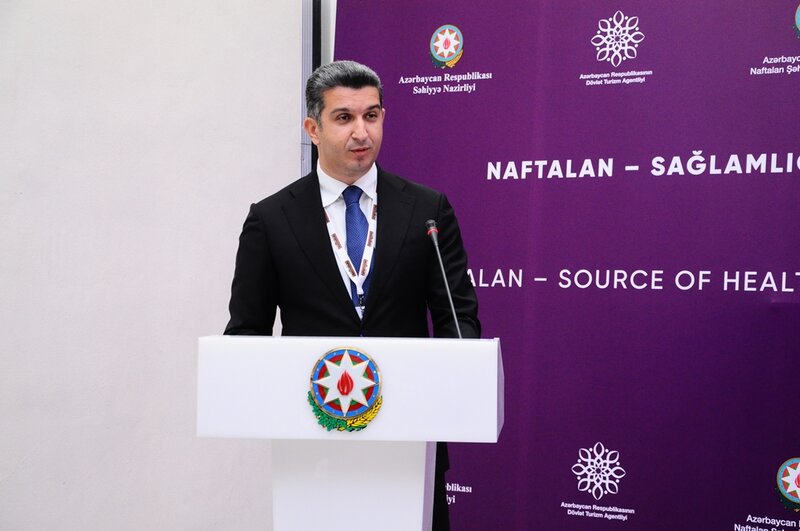 Naftalanda Beynəlxalq Elmi-Praktik Konfrans işini davam etdirib - FOTOLAR