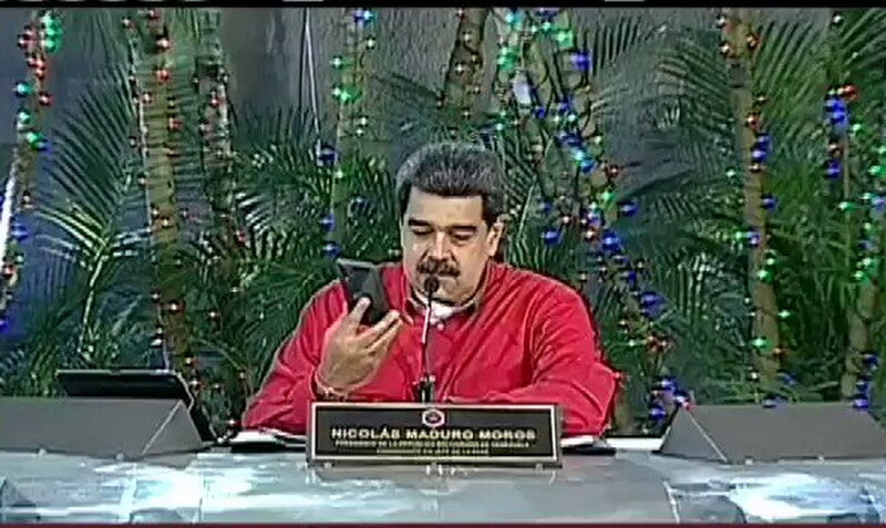 Maduro telefon nömrəsini paylaşdı: "Məni qruplarınıza əlavə edin" - VİDEO
