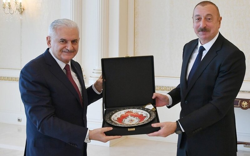 İlham Əliyev Binəli Yıldırımı qəbul edib - FOTOLAR