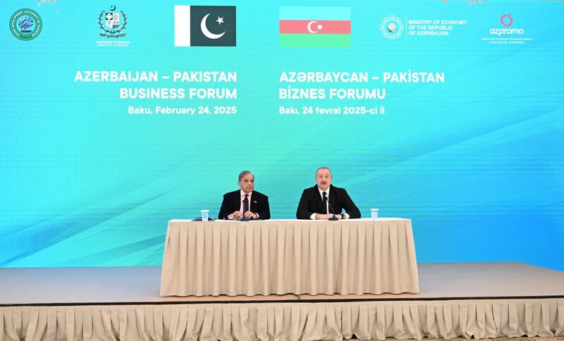 Bakıda Azərbaycan-Pakistan biznes forumu keçirilib - FOTOLAR