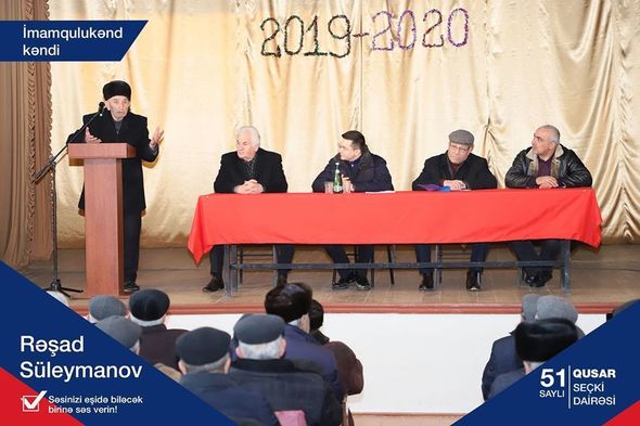 Rəşad Süleymanov daha bir görüş keçirdi - FOTO