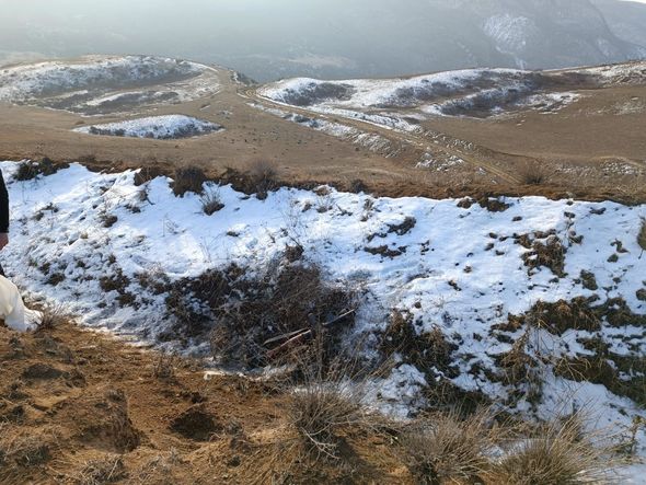 Goranboyda qumbaraatan tapıldı - FOTO