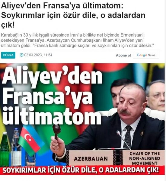 Türkiyə mətbuatı İlham Əliyevin çıxışından YAZDI - FOTO