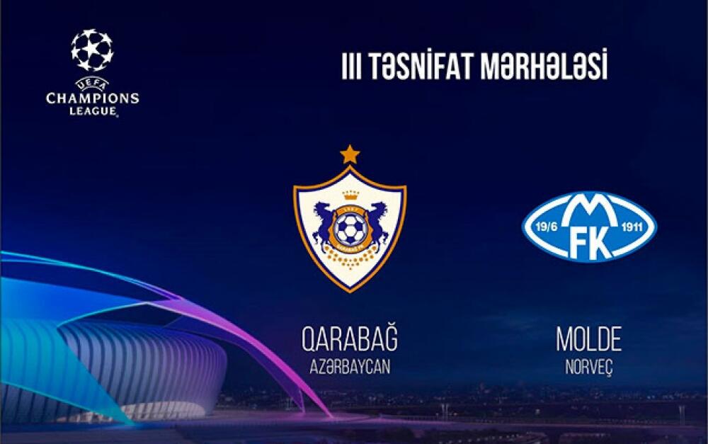 "Qarabağ" bu gün Norveçin "Molde" komandası ilə qarşılaşacaq