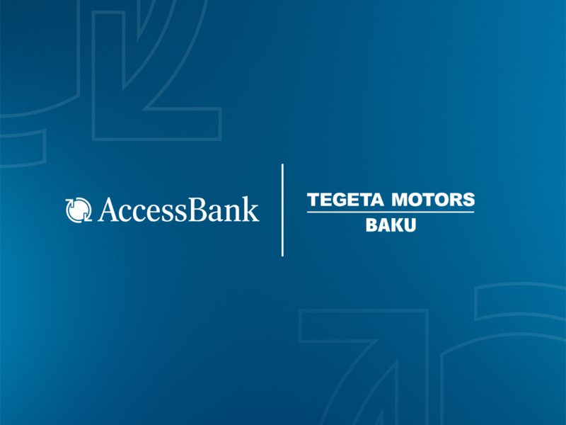 AccessBank və Tegeta Motors Baku əməkdaşlıq müqaviləsi imzaladılar