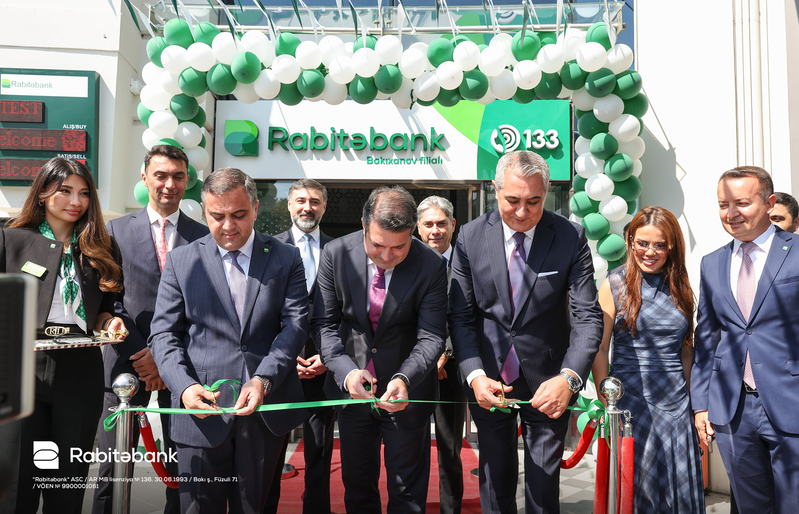 Rabitəbank 32-ci filialını Bakıxanovda açdı - FOTOLAR