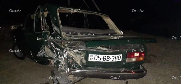 Ağstafada ağır yol qəzası: 5 nəfər yaralanıb - FOTO