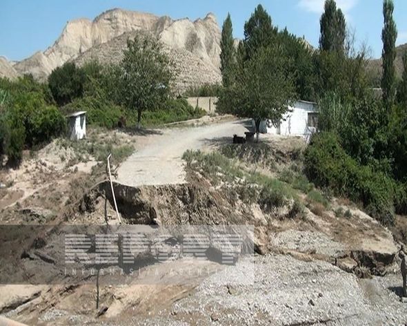 Sel Göyçayda fəsadlar törətdi, Qaraməryəm kəndi ilə əlaqə TAM KƏSİLİB