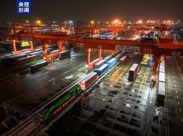 Çindən Orta Dəhliz vasitəsilə ilin ilk qatarı Azərbaycana doğru yola düşüb