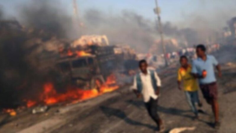 Somalidə iki güclü partlayış oldu - Çox sayda insan öldü
