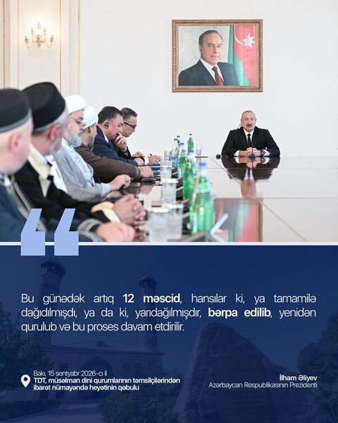 İlham Əliyev dini liderlərə nə dedi? - Əsas mesajlar
