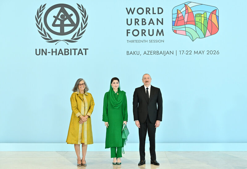 Prezident WUF13-də çıxış edir - Canlı - Fotolar