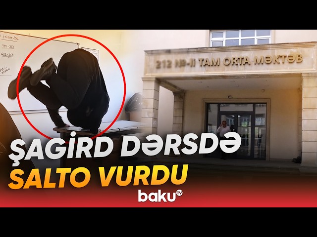 Bakı məktəbində şagirdin hərəkəti gündəm oldu