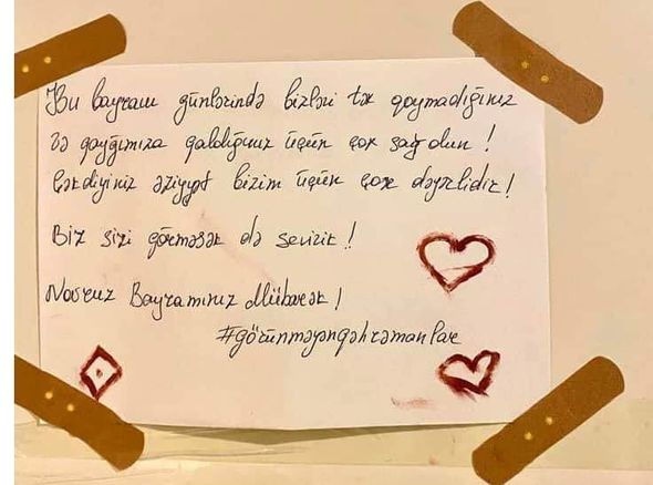 Karantindəki tələbələrimizdən təsirli addım - FOTO 