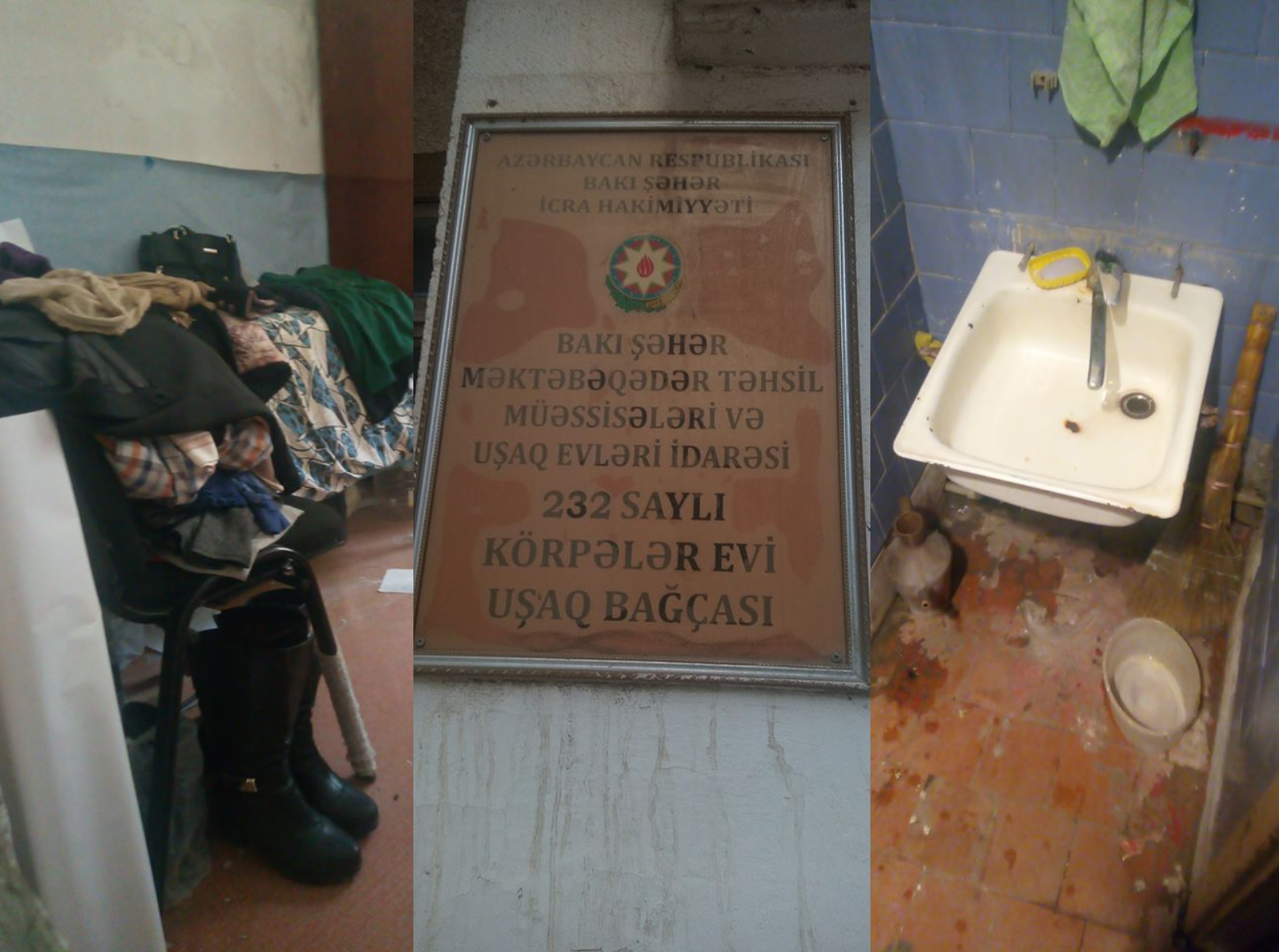 Bakıda körpələr evi və uşaq bağçasında uşaqlar antisanitar şəraitdə saxlanılır? - Rəsmilər AÇIQLADI - FOTO