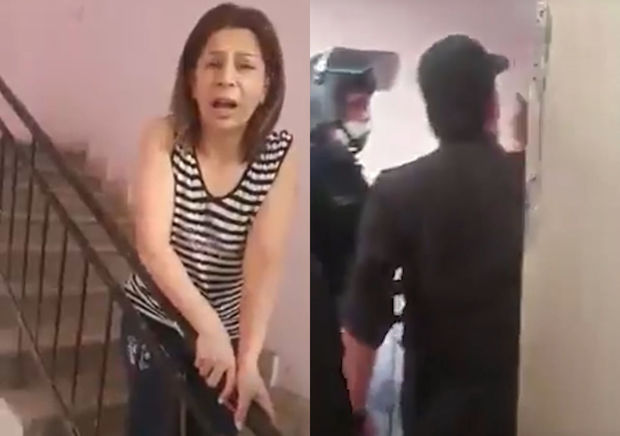 Bakıda polisin "dovşan" dediyi qadının oğlu azadlığa buraxıldı