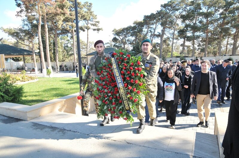 Şəhidlərimiz anım günlərində Abşeron rayonunda yad edilib - FOTOLAR