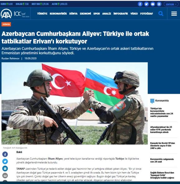 Türkiyə mediası Prezident İlham Əliyevin yerli televiziyalara müsahibəsindən yazır - FOTO