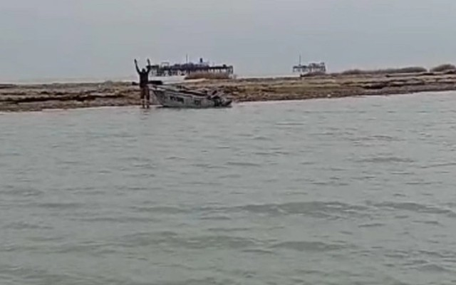 Xəzər dənizində köməksiz qalan balıqçılar xilas edildi