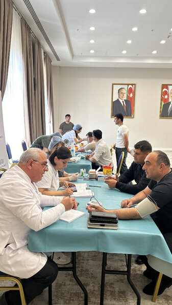 Qan ver, yaşat: Quba Palace Hotel-dən humanitar təşəbbüs - FOTOLAR
