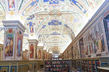 Ceyhun Bayramov Vatikan Apostol Kitabxanasında olub - FOTOLAR