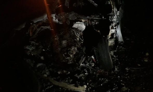 Kürdəmirdə dəhşətli qəza: Sürücü yanaraq öldü - FOTO