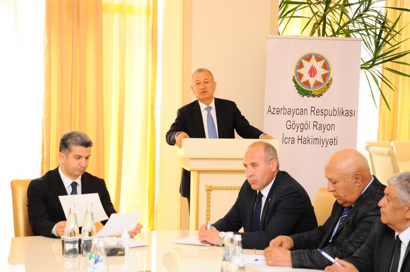 Göygöldə rayon Ağsaqqallar Şurasının yeni üzvləri ilə görüş keçirildi - FOTOLAR