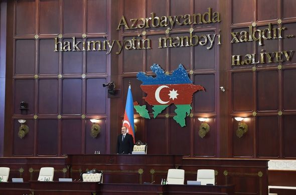 Yeni çağırış Milli Məclisin ilk iclası başa çatdı - YENİLƏNİB + FOTO