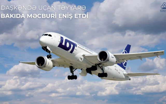 Daha bir təyyarə Bakıya təcili eniş etdi