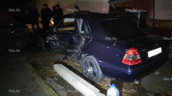 Gəncədə yüksək sürət səbəbindən baş verən qəzada xəsarət alanların kimliyi bəlli oldu - YENİLƏNİB+FOTO