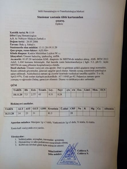 15 yaşlı Hidayətin köməyə ehtiyacı var - FOTO