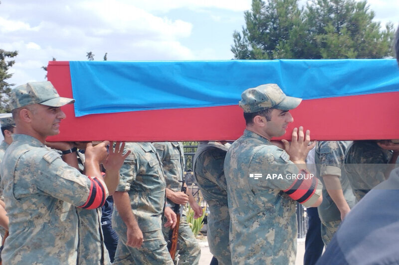 32 il sonra Daşaltıda nəşi tapılan şəhid Salyanda dəfn edilib - FOTO