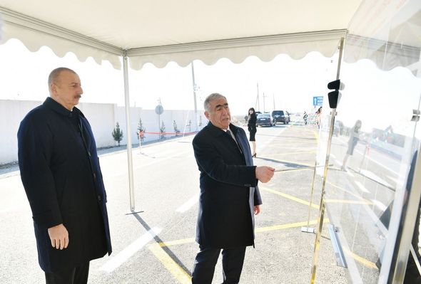 Prezident Pirili-Muradxan-Sor-Sor avtomobil yolunun açılışında - YENİLƏNİB+FOTO