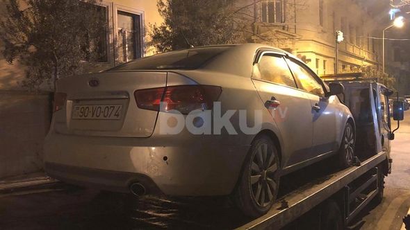 Bakıda avtomobil motosikletlə toqquşub, xəsarət alan var – FOTO/VİDEO