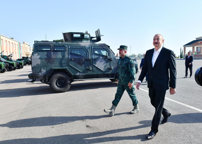 Elçin Quliyev Prezidentə raport verdi - FOTOLAR