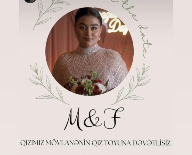 Xalq artistinin nəvəsinin toyudur - FOTO