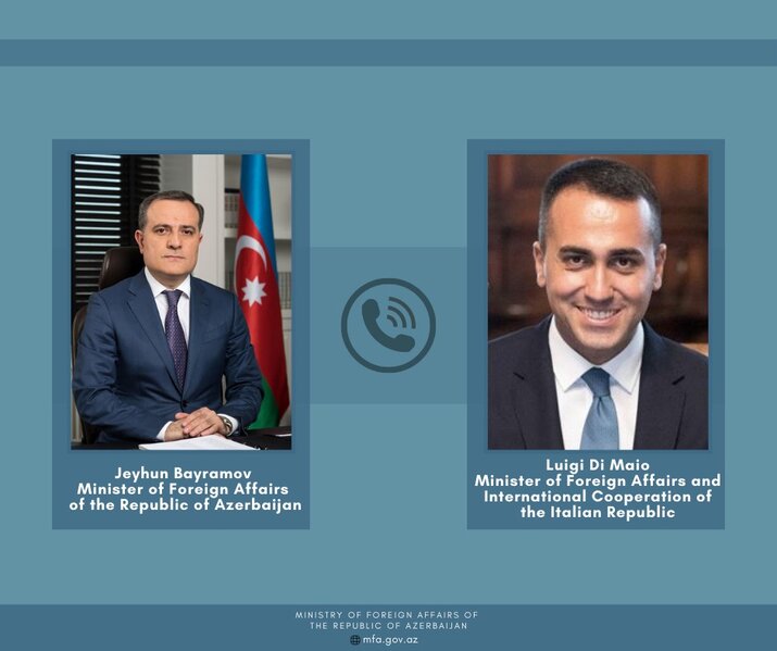 Ceyhun Bayramovla italiyalı nazir arasında telefon danışığı oldu 