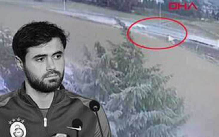 Məşhur futbolçunun öldüyü qəzanın görüntüləri - VİDEO