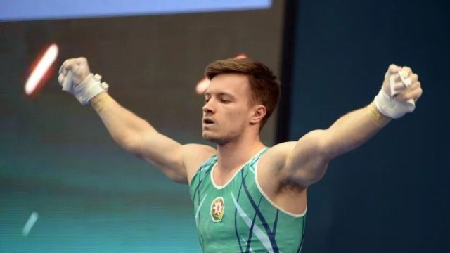 Gimnastımız Dünya Kubokunda qızıl medal qazandı