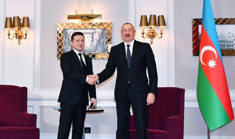 Zelenski Azərbaycan Prezidentinə təşəkkür etdi