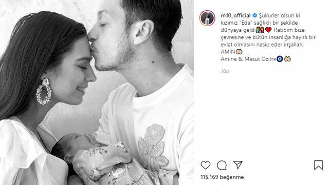 Mesut Özilin ailəsində xoş gün – FOTO