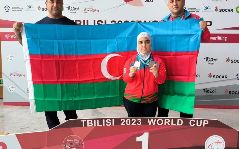 Azərbaycan paralimpiyaçısı beynəlxalq turnirdə iki medal qazandı