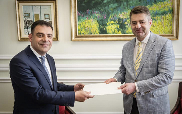 Azərbaycan səfiri etimadnaməsinin surətini Ukrayna XİN-ə təqdim etdi