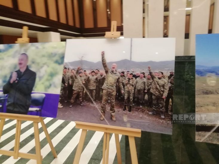 Türkiyə Prezident Administrasiyasında Azərbaycan Prezidenti ilə bağlı fotosərgi nümayiş olundu - FOTOLAR