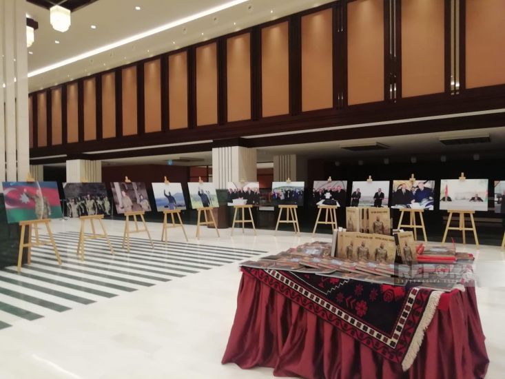 Türkiyə Prezident Administrasiyasında Azərbaycan Prezidenti ilə bağlı fotosərgi nümayiş olundu - FOTOLAR